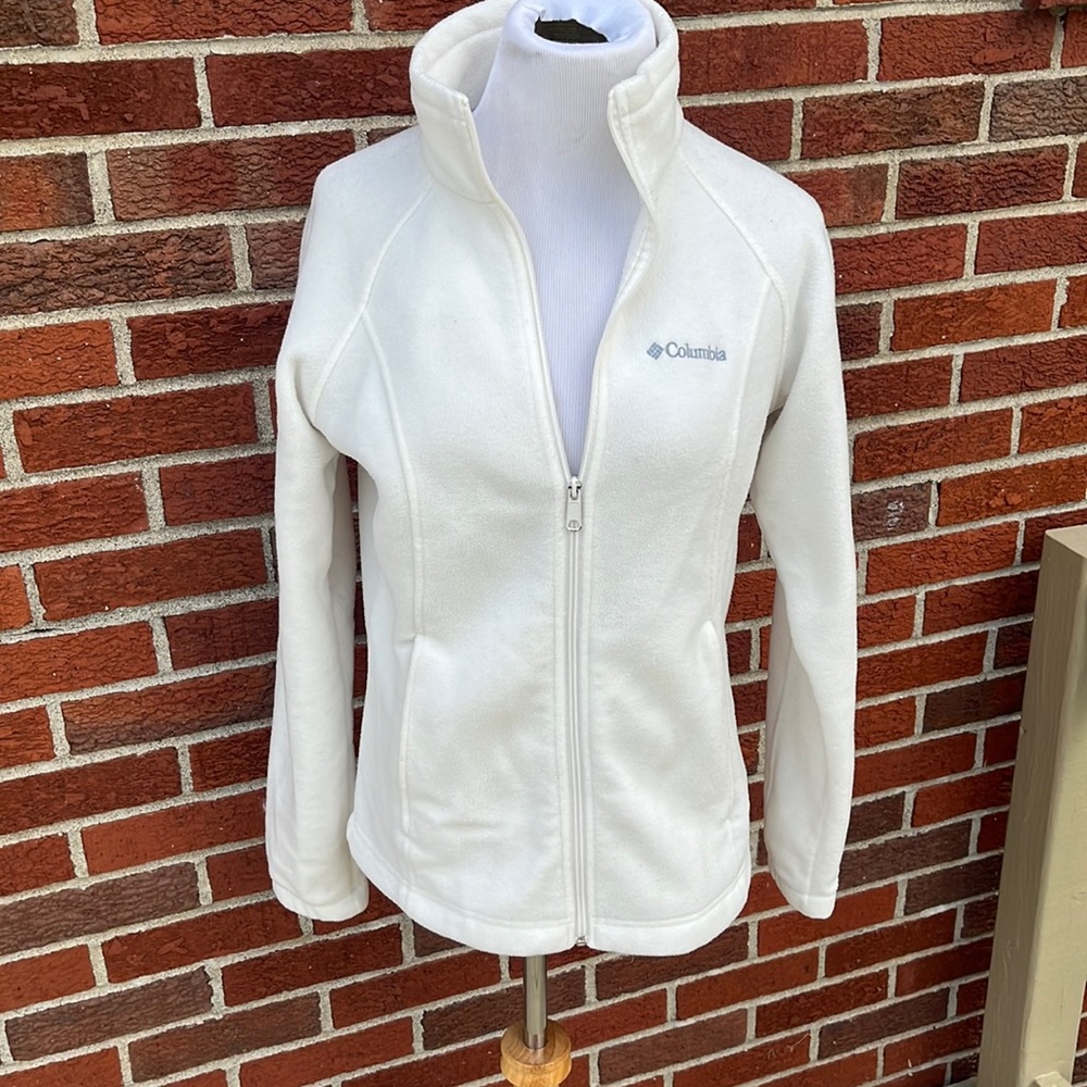 White Columbia Zipper Jacket